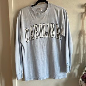 VINTAGE UNC University of North Carolina Tar Heels Small EUC Long Sleeved Shirt